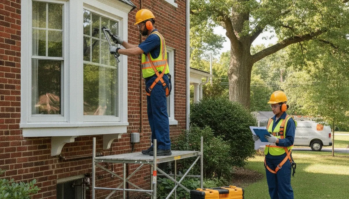 Plumber repairing pipe in Cherry Hill, NJ for reliable plumbing repair service