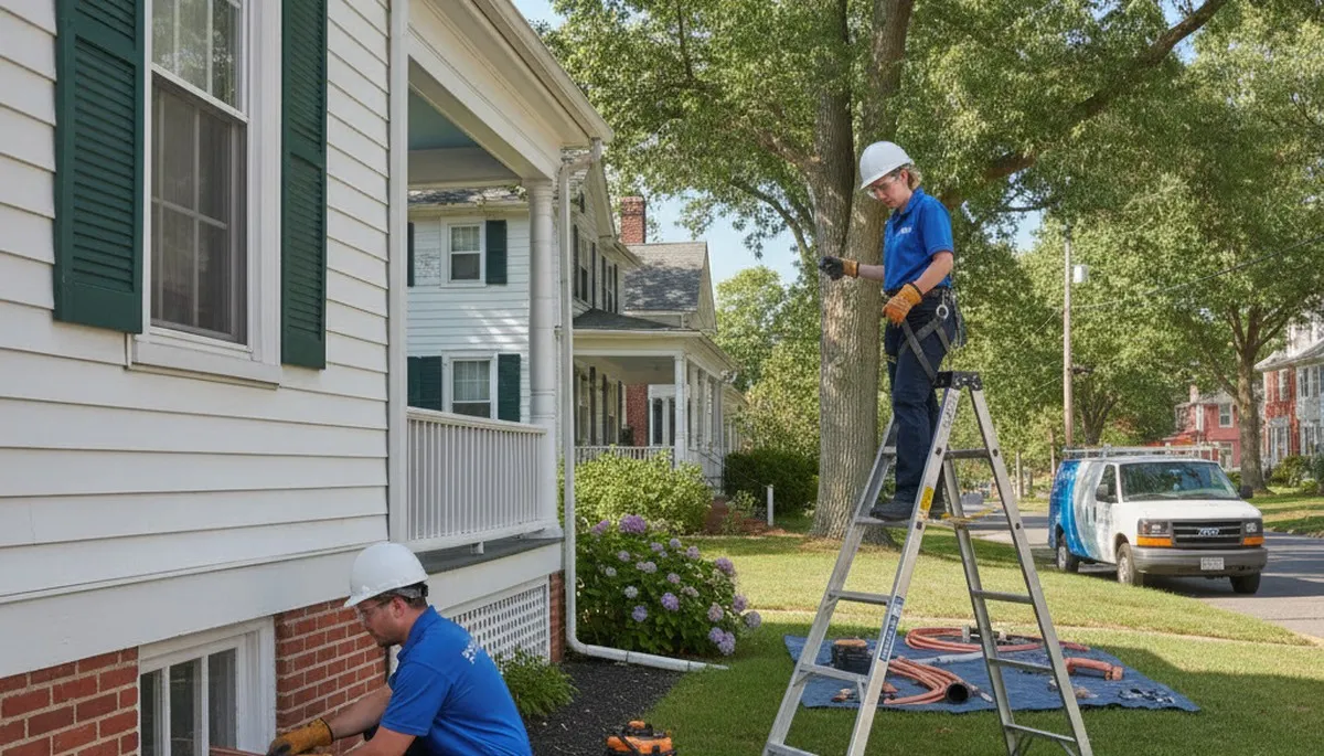 Professional plumber repairing a pipe in Cherry Hill, NJ for reliable plumbing service