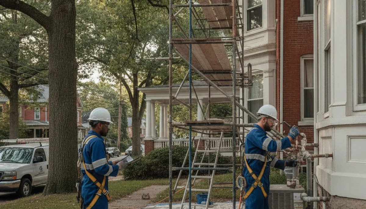 Plumber repairing a pipe in Cherry Hill, NJ for reliable plumbing service