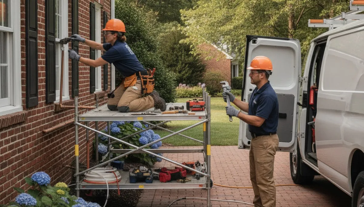 Cherry Hill, NJ plumbing repair team servicing residential and commercial pipes and fixtures