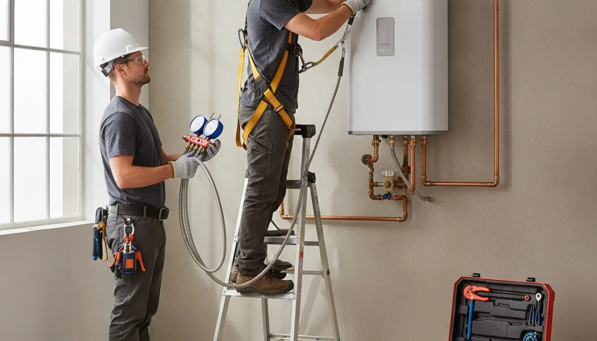 Tankless water heater installation service in Cherry Hill, NJ for reliable on-demand hot water