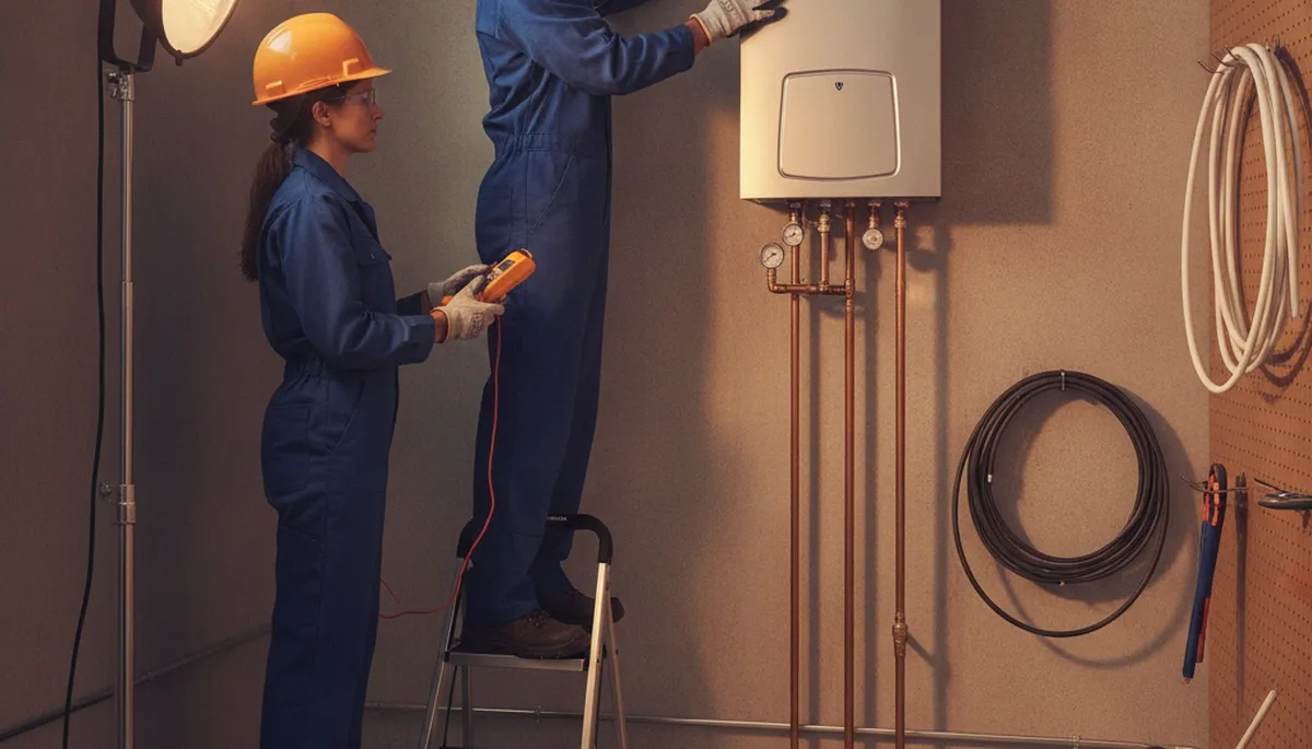 Tankless water heater installation in Cherry Hill, NJ by On Call Plumbers