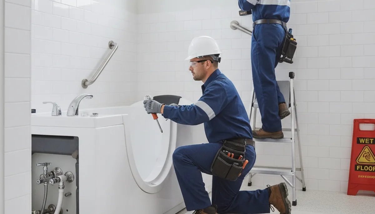 Walk-in tub installation for Cherry Hill, NJ homes by On Call Plumbers